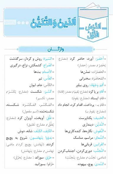 عربی دوازدهم جیبی تشریحی خیلی سبز