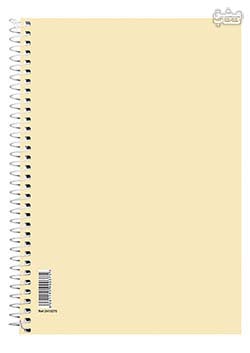 دفتر 100 برگ تک خط وزیری سیمی جلد نرم مجلد الیپون 2413270