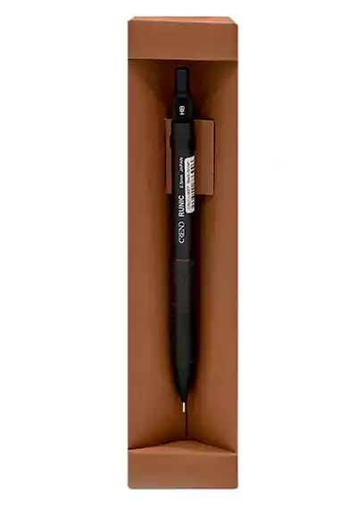 مداد نوکی 0/5 میلی متری مشکی مدل اتود RUNIC (به همراه بسته بندی)