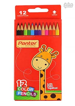 مداد رنگی 12 رنگ پنتر بلند جعبه مقوایی