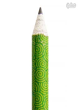مداد مشکی روزنامه ای مداد سبز HB