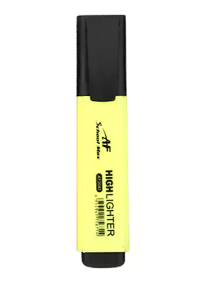 ماژیک علامتگذاری هایلایتر اسکول مکس زرد مدل AF2040