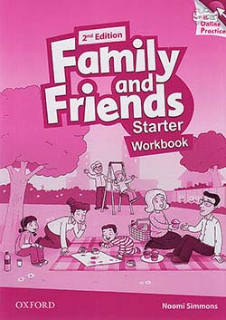فامیلی اند فرندز استارتر ورک بوک American Family and Friends 2nd Starter Work Book 