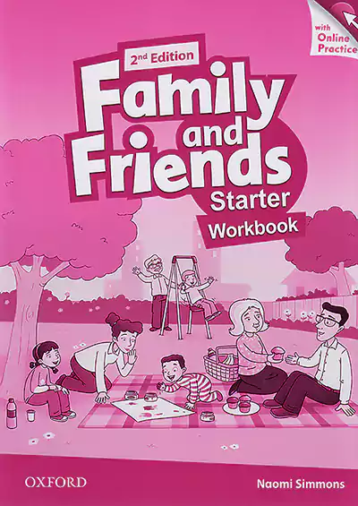 فامیلی اند فرندز استارتر ورک بوک American Family and Friends 2nd Starter Work Book 