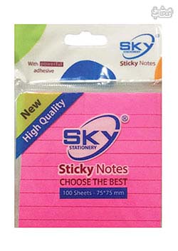 کاغذ یادداشت چسب دار 75mm*75mm مدل SKY استیک نوت