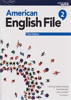 جنگل امریکن اینگلیش فایل 2 American English File 3rd 2 SB+WB+DVD - Glossy Papers