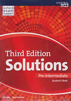 جنگل سولوشن Solutions 3rd Pre Intermediate SB+WB+DVD