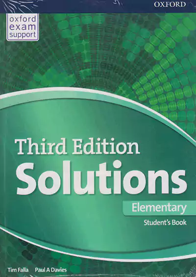 جنگل سولوشن Solutions 3rd Elementary SB+WB+DVD