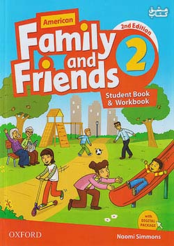جنگل فامیلی اند فرندز 2 American Family and Friends 2nd 2 SB+WB+CD+DVD