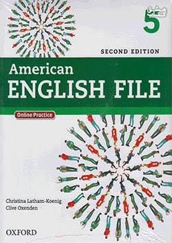 جنگل امریکن اینگلیش فایل 5 American English File 2nd 5 SB+WB+2CD+DVD - Glossy Papers